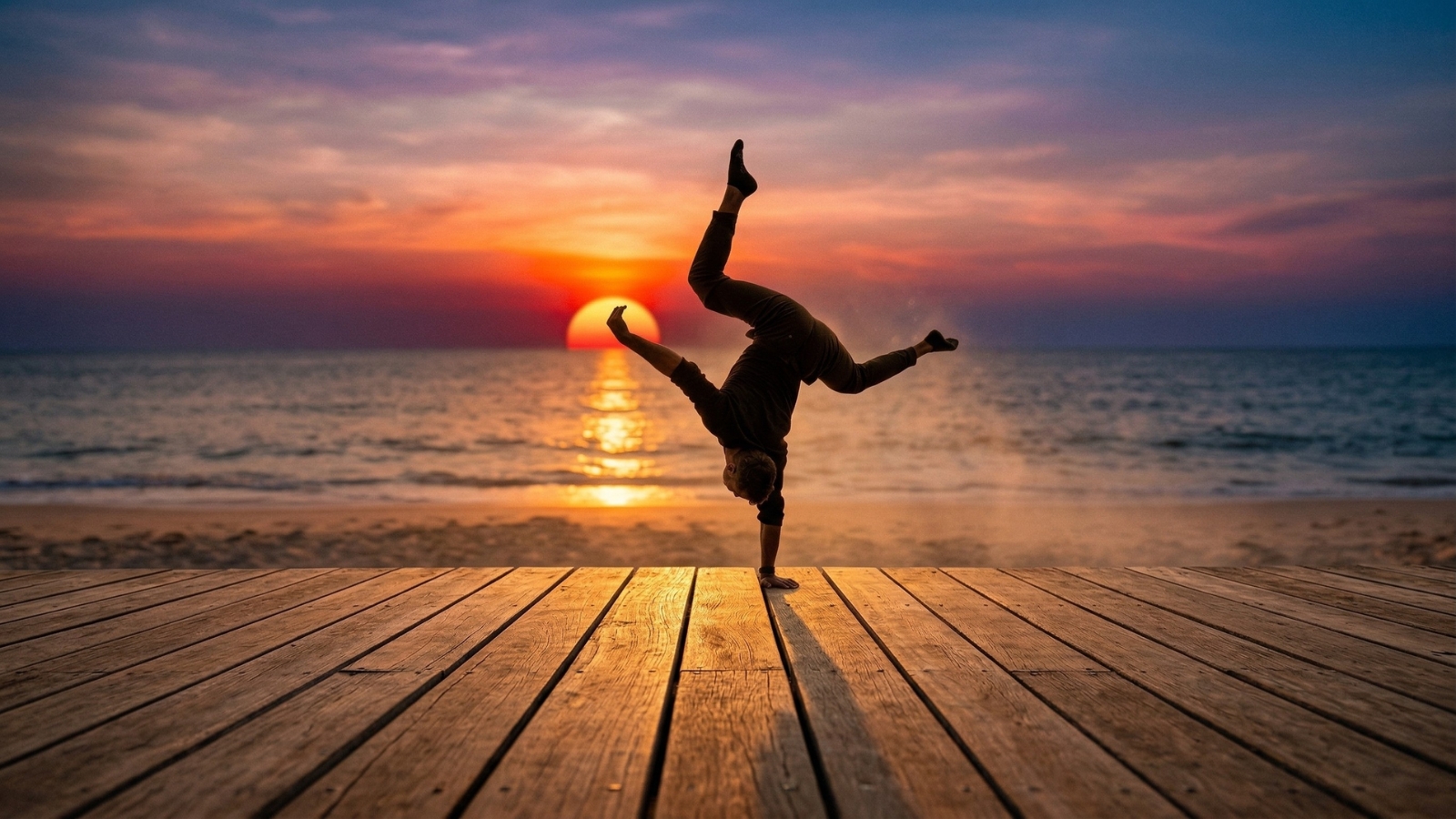 Yuval Oz hand balancing